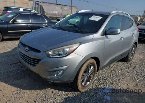 2013 Hyundai Tucson Limited z USA, uszkodzony, nr VIN KM8JU3AC8DU588906